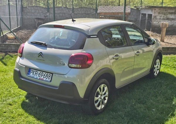 Citroen C3 cena 57900 przebieg: 26000, rok produkcji 2022 z Wąbrzeźno małe 56